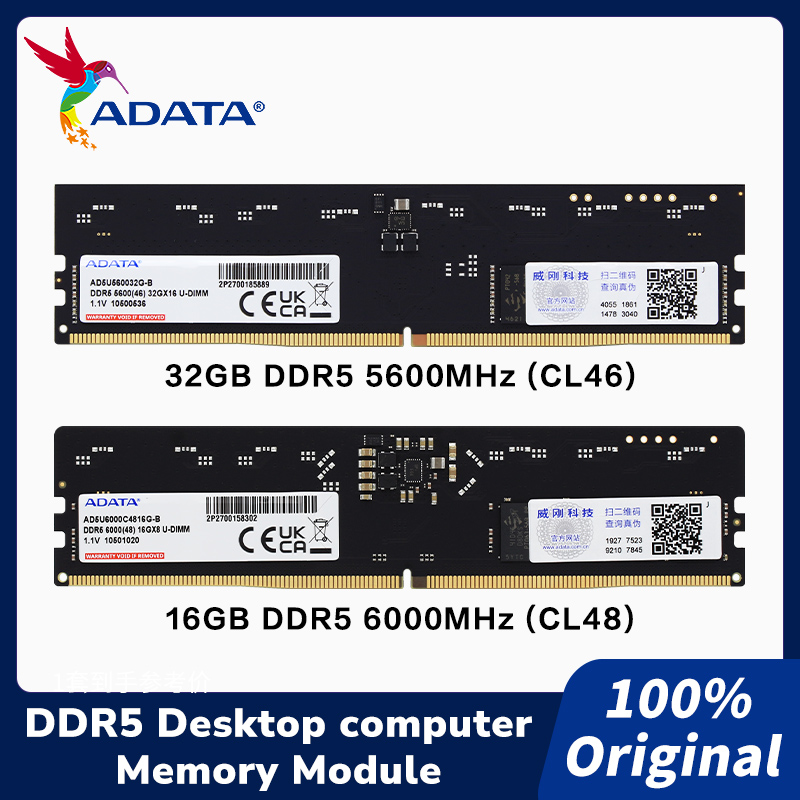 Ddr5 6000Mhz - ADATA DDR5 U-DIMM Bellek Modülü On-die
