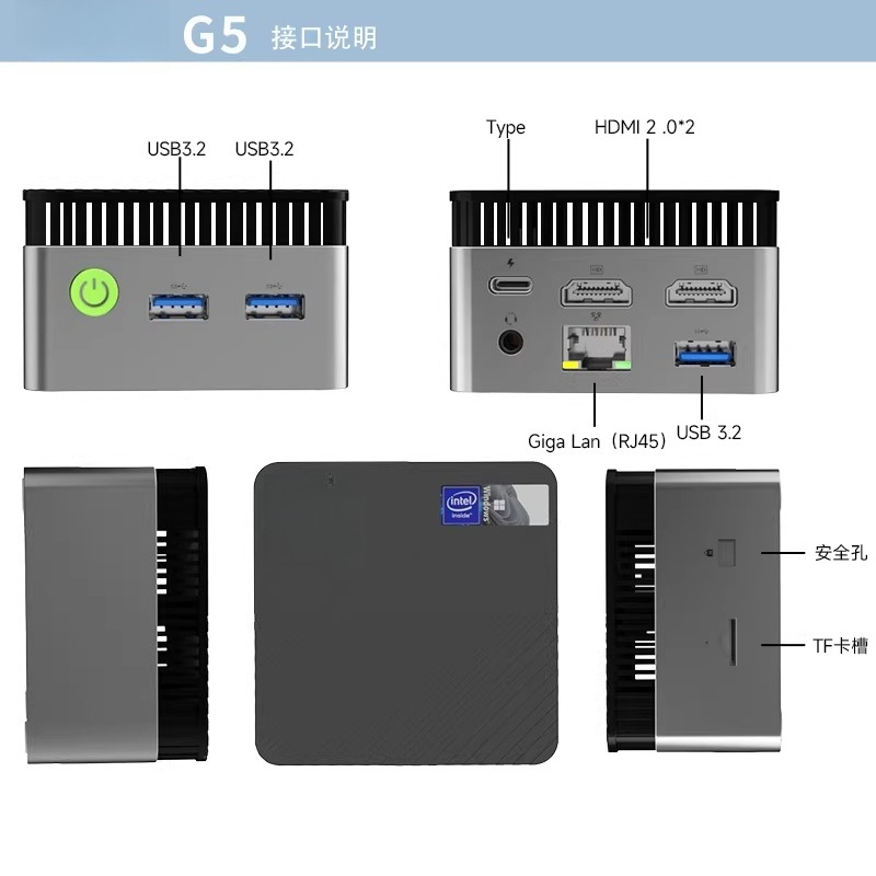 G5 Alder Lake N97 MINI PC Wind - Ddr5 4800Mhz incelemesi ve fiyatı