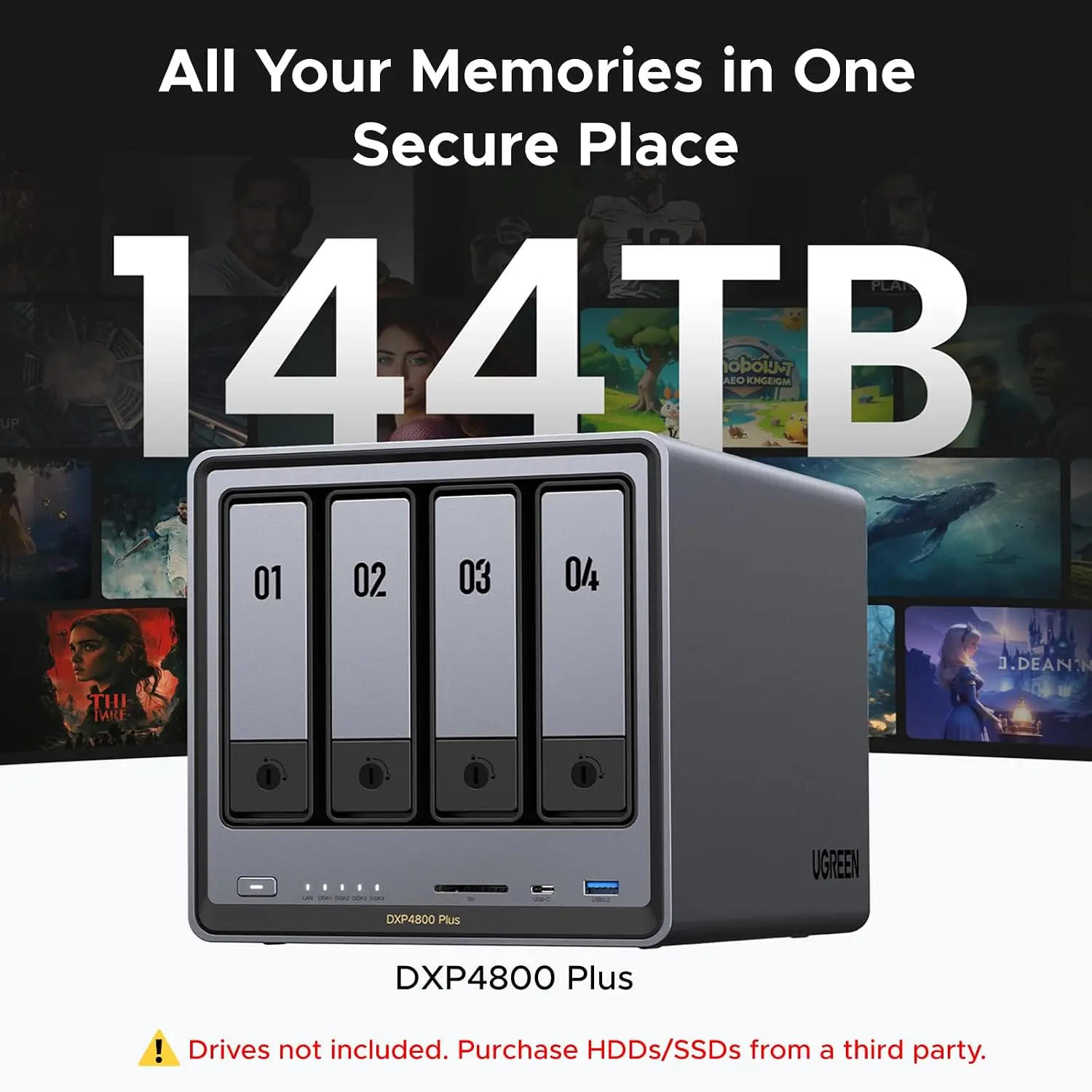 UGREEN NAS DXP4800 Plus, 4 böl - Ddr5 8Gb incelemesi ve fiyatı