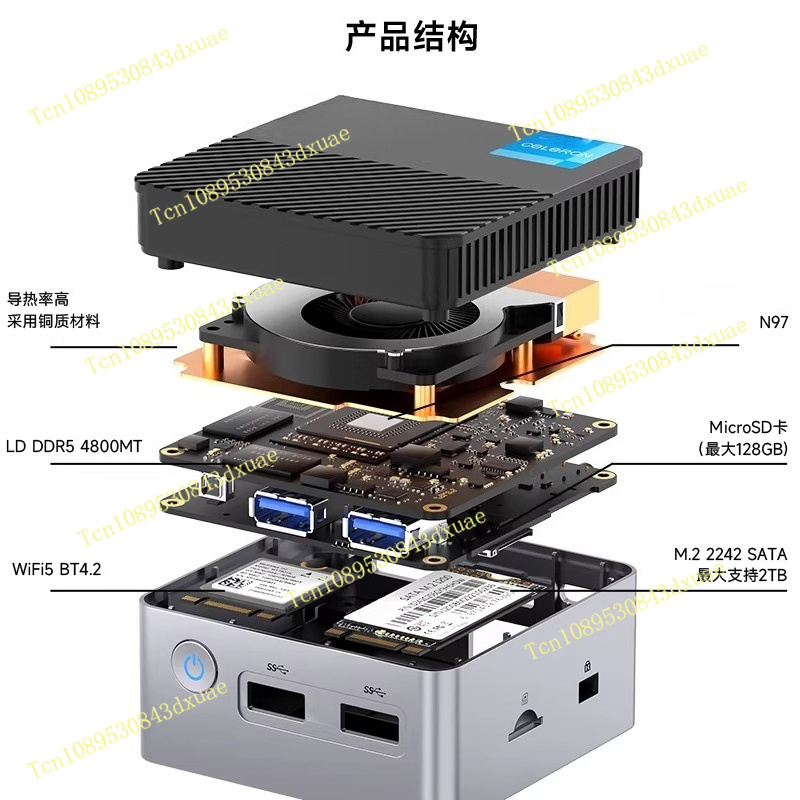 G5 Alder Lake N97 MINI PC Wind - Ddr5 4800Mhz incelemesi ve fiyatı