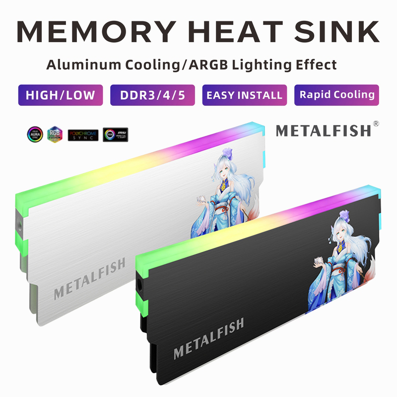 METALFISH DRAM Soğutucu 5 V-3P - Ddr5 Rgb Ram incelemesi ve fiyatı