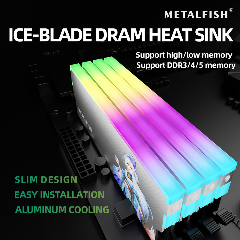 METALFISH DRAM Soğutucu 5 V-3P - Ddr5 Rgb Ram incelemesi ve fiyatı