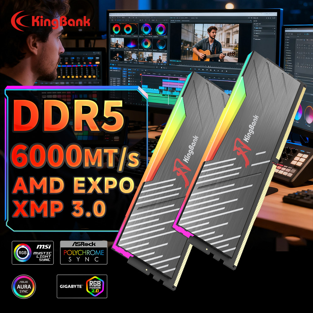 KingBank KRRB DDR5 RGB 16GB /1 - Ddr5 6000Mhz incelemesi ve fiyatı
