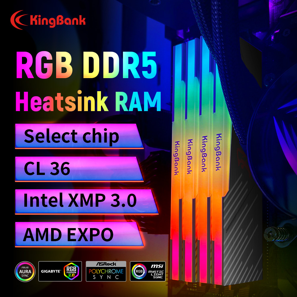 KingBank KRRB DDR5 RGB 16GB /1 - Ddr5 6000Mhz incelemesi ve fiyatı