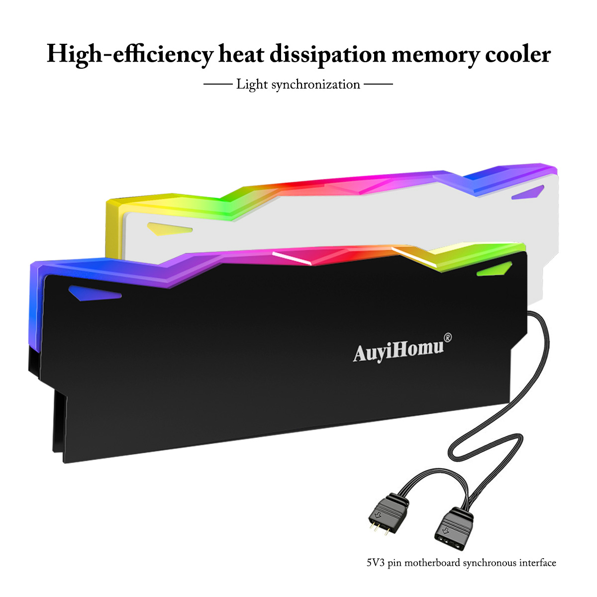 AuyiHomu RGB Soğutucu, 5V 3Pin - Ddr5 Rgb Ram incelemesi ve fiyatı