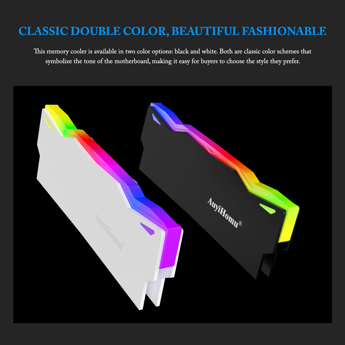 AuyiHomu RGB Soğutucu, 5V 3Pin - Ddr5 Rgb Ram incelemesi ve fiyatı